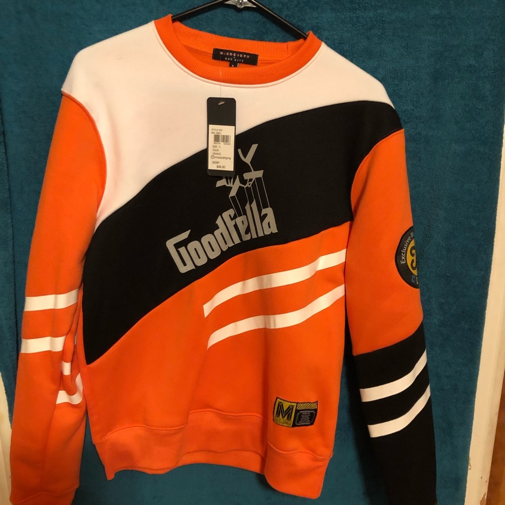 Orange Goodfellas Sweater